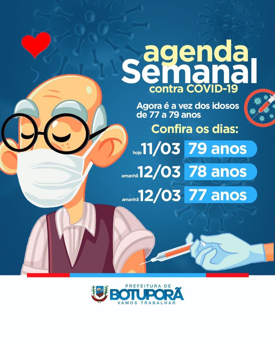 Agenda Semanal de Vacinação