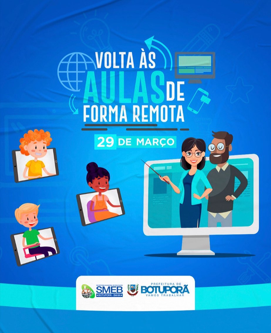 VOLTA ÀS AULAS REMOTAS (Rede Municipal) 📚