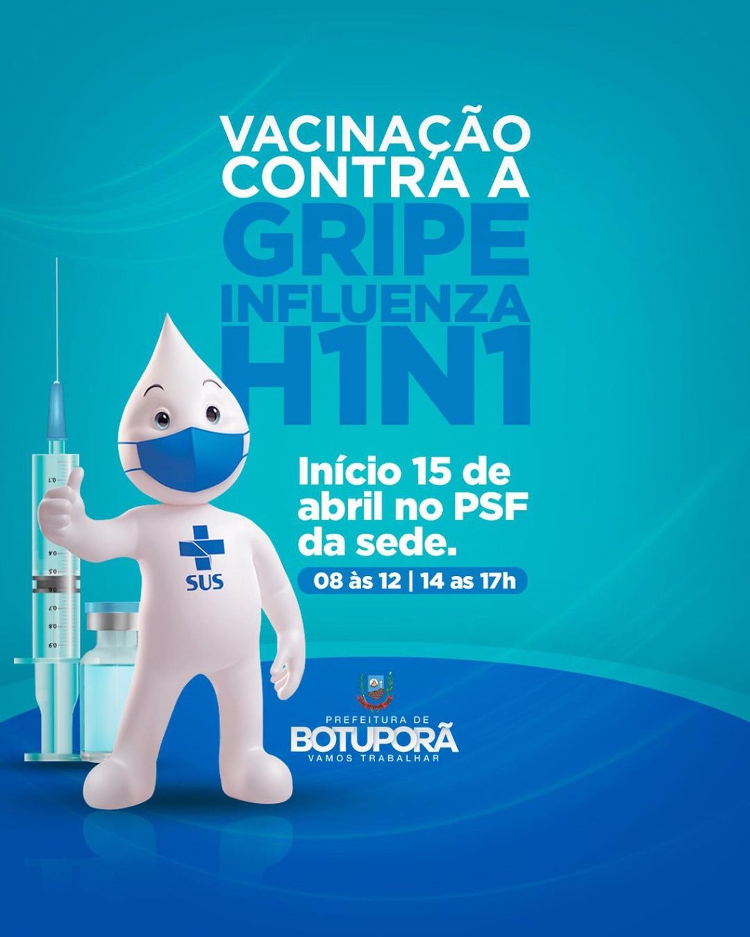 vacinação contra a gripe influenza H1N1