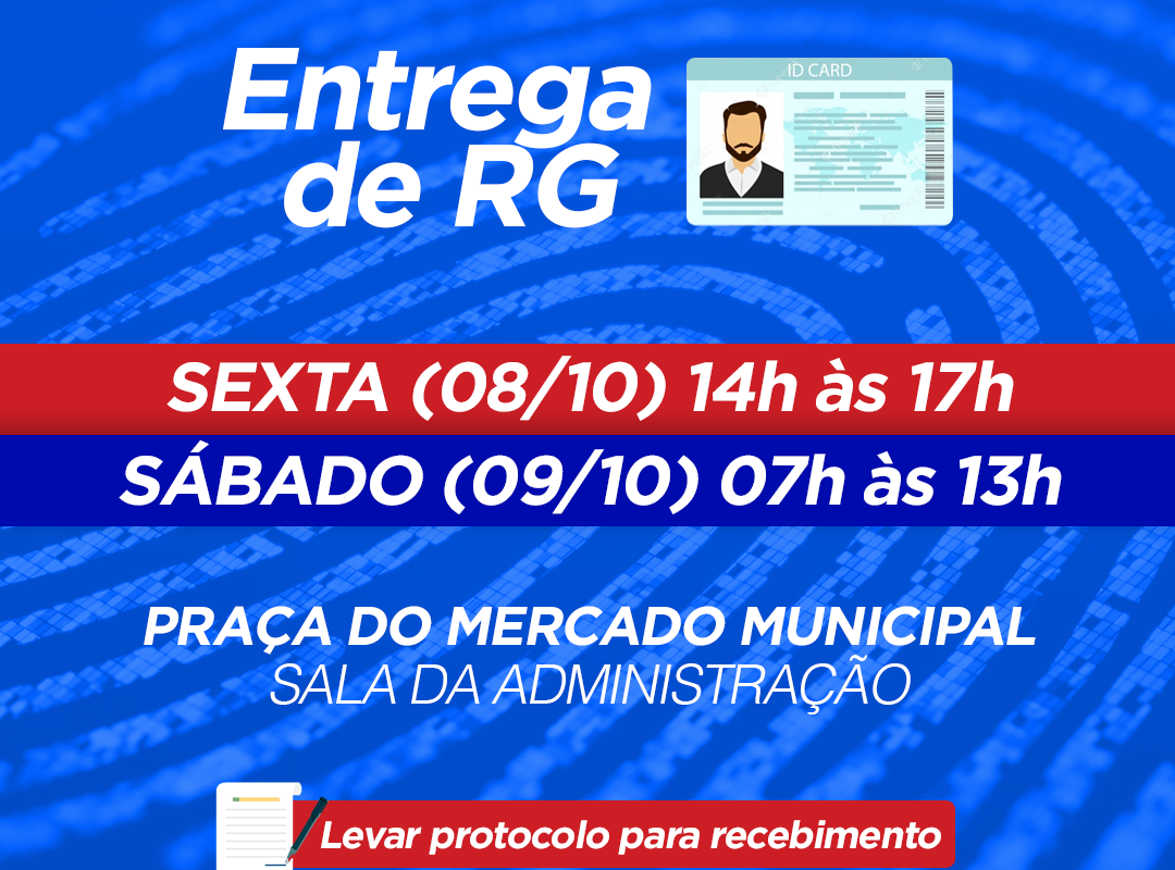 Entrega de RG - Notícias - Prefeitura Municipal de Botuporã- Site Oficial