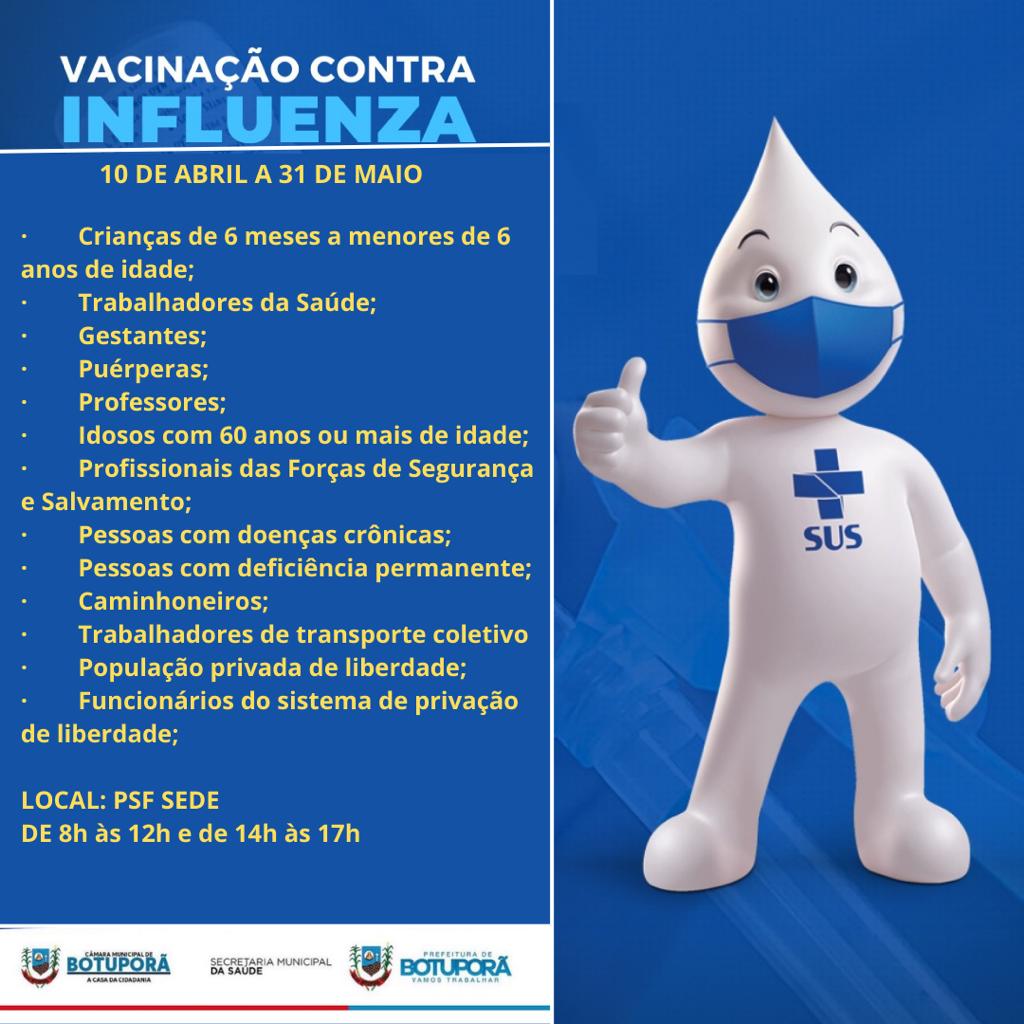 CAMPANHA DE VACINAÇÃO CONTRA INFLUENZA 2023