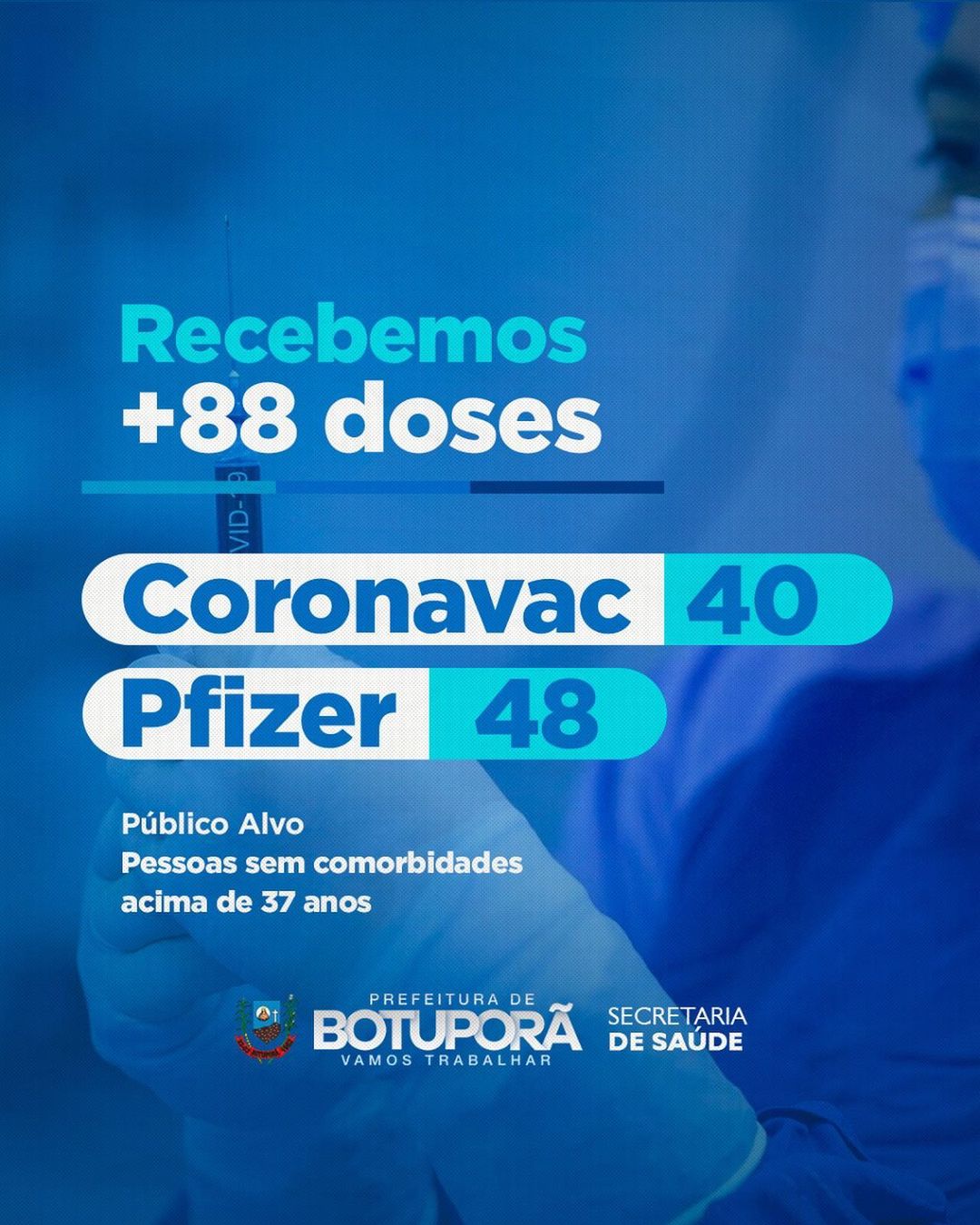 Recebemos + 88 doses