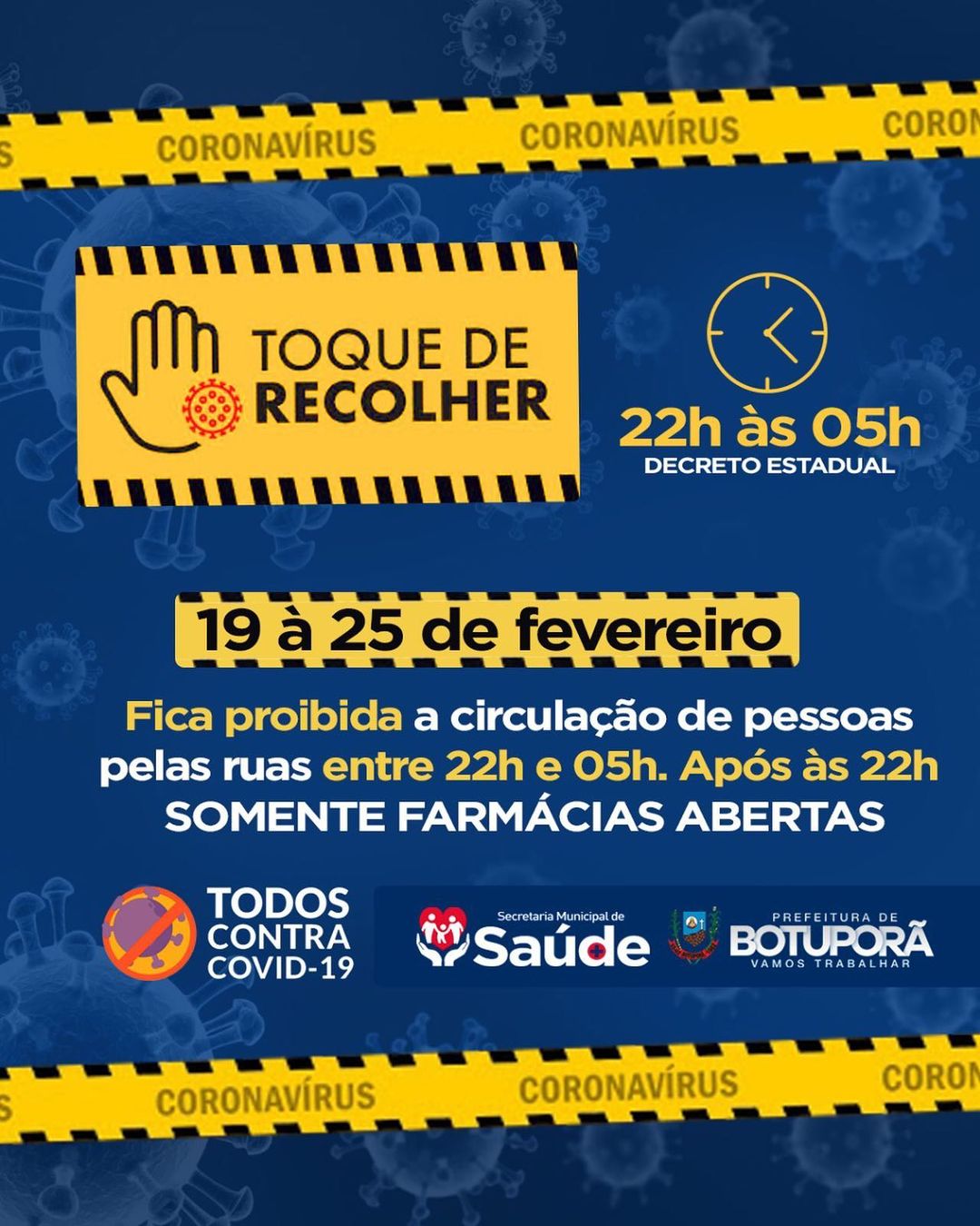 DECRETO ESTADUAL (TOQUE DE RECOLHER)
