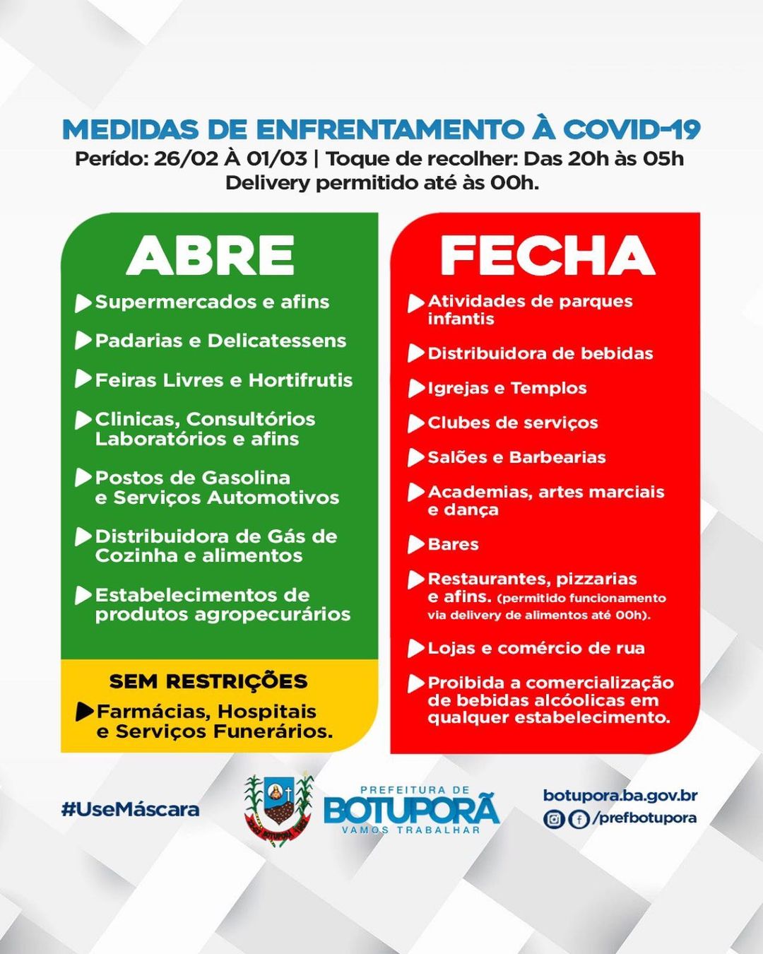 MEDIDAS DE ENFRENTAMENTO À COVID-19
